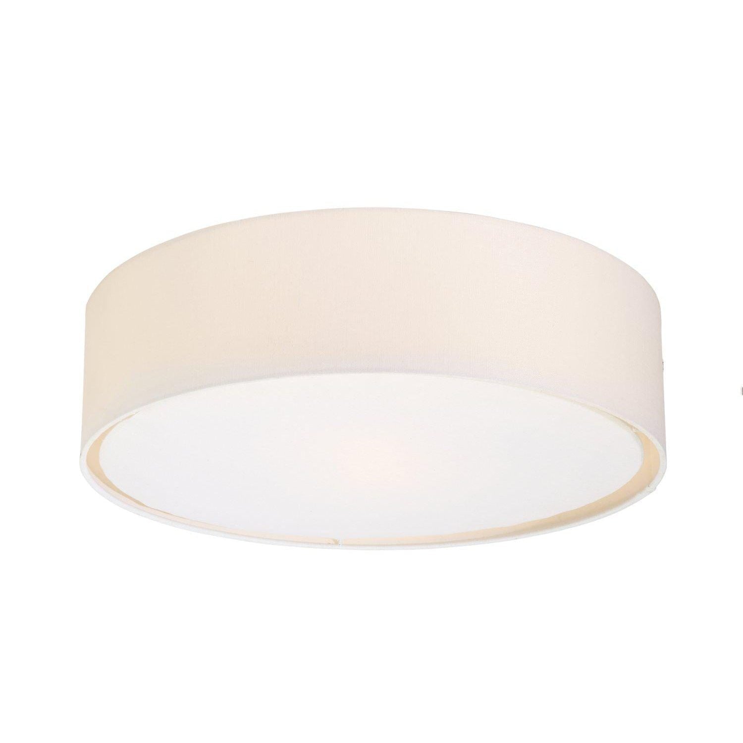 PR Home Sam plafond linne Vit 33cm - Azalea Home