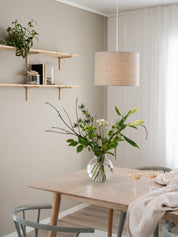 PR Home Sara Taklampa Linne Natur 35cm - Azalea Home