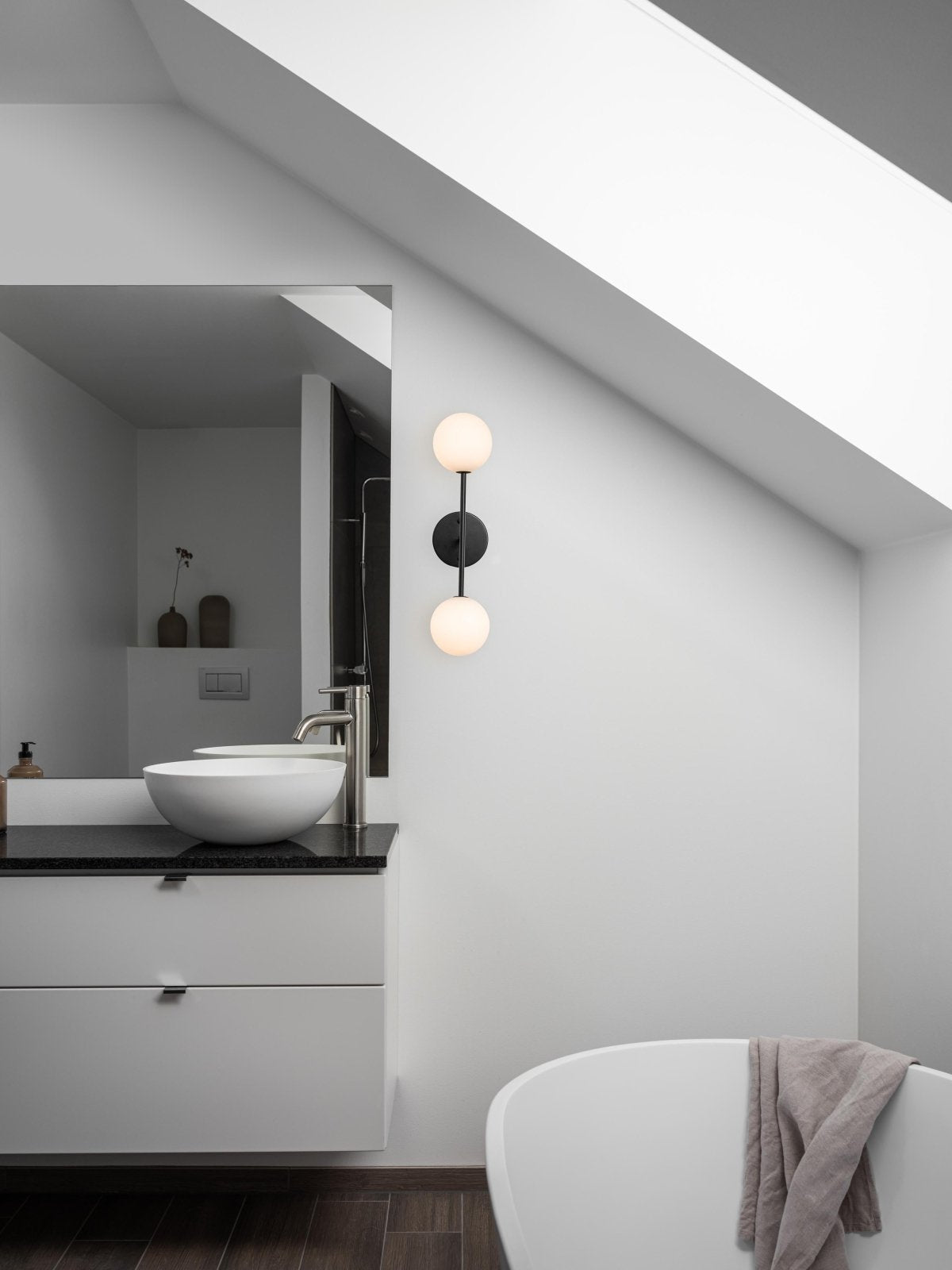 PR Home Sigma D vägglampa Svart Opal, 49cm - Azalea Home