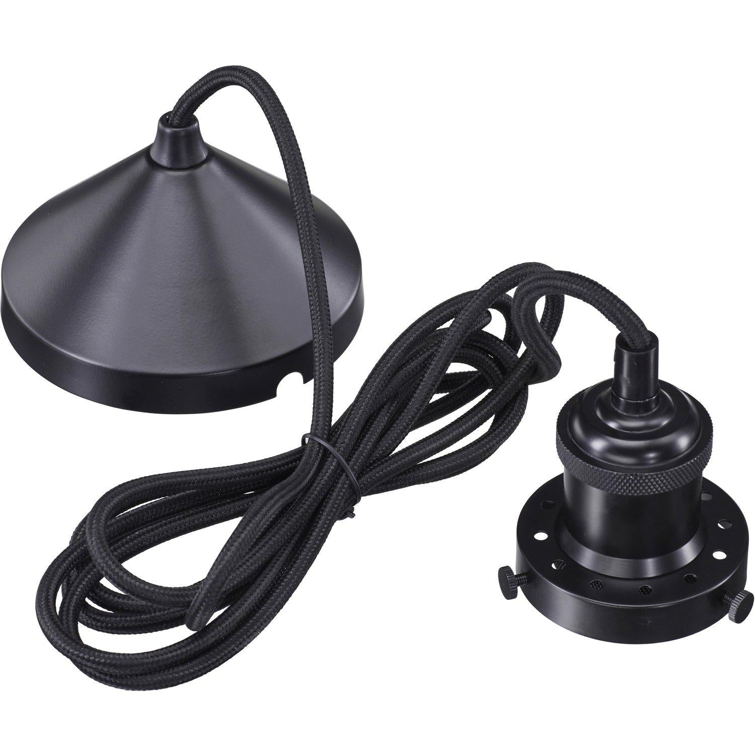 PR Home Siri Takupphäng Takkopp Svart 2,5m - Azalea Home