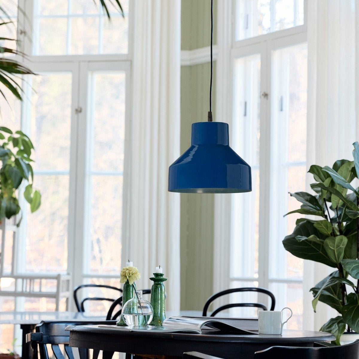 PR Home Solo taklampa Blank blå 26cm - Azalea Home