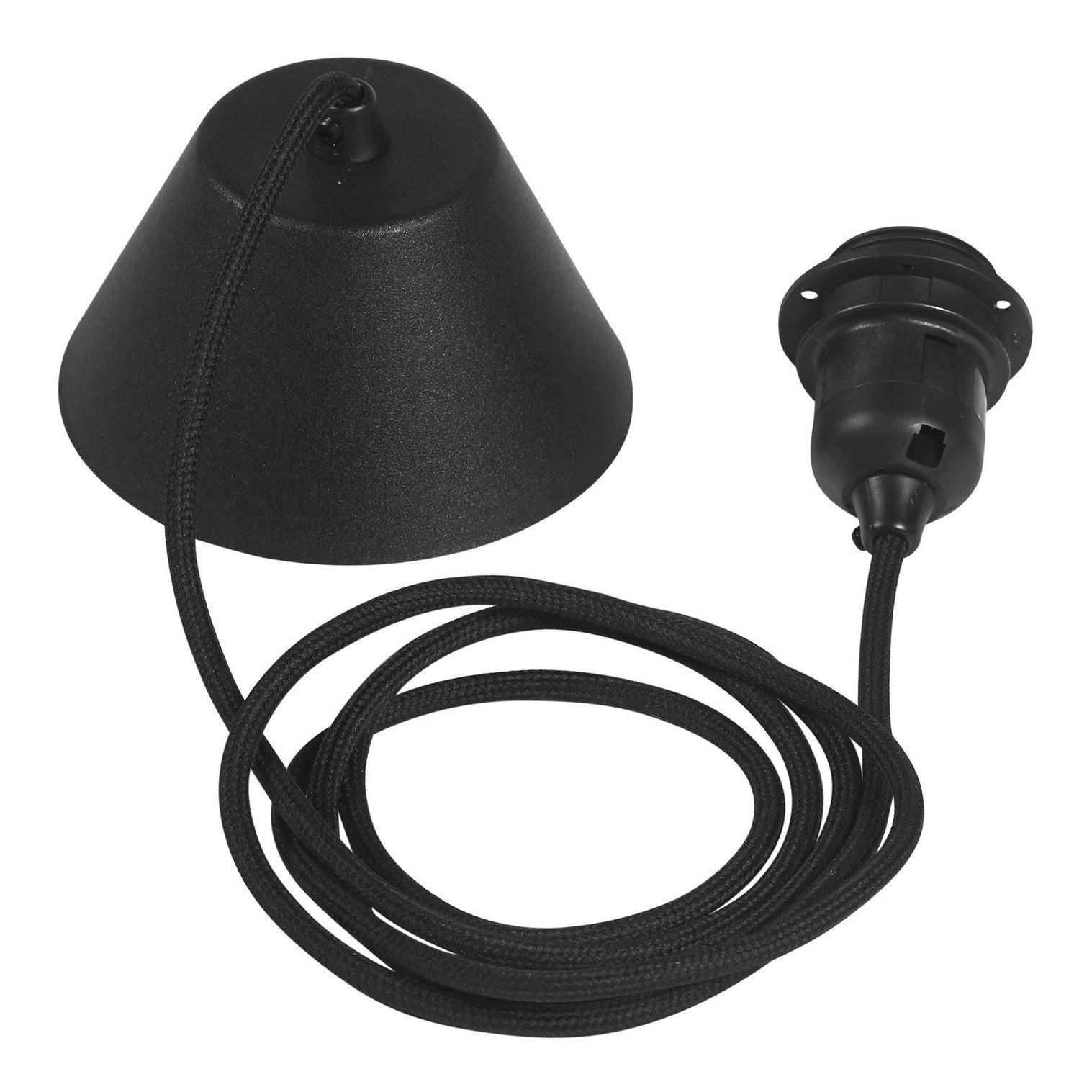 PR Home Takupphänge textil Svart 2,1m - Azalea Home