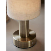 PR Home Tiara bordslampa Laddbar antikmässing - Azalea Home