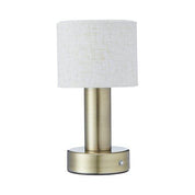 PR Home Tiara bordslampa Laddbar antikmässing - Azalea Home