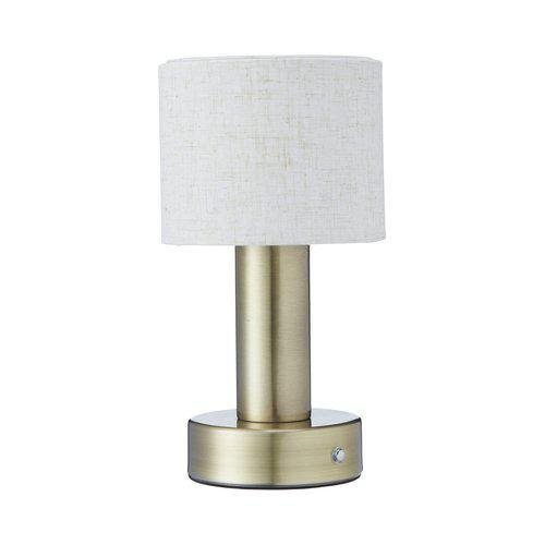 PR Home Tiara bordslampa Laddbar antikmässing - Azalea Home