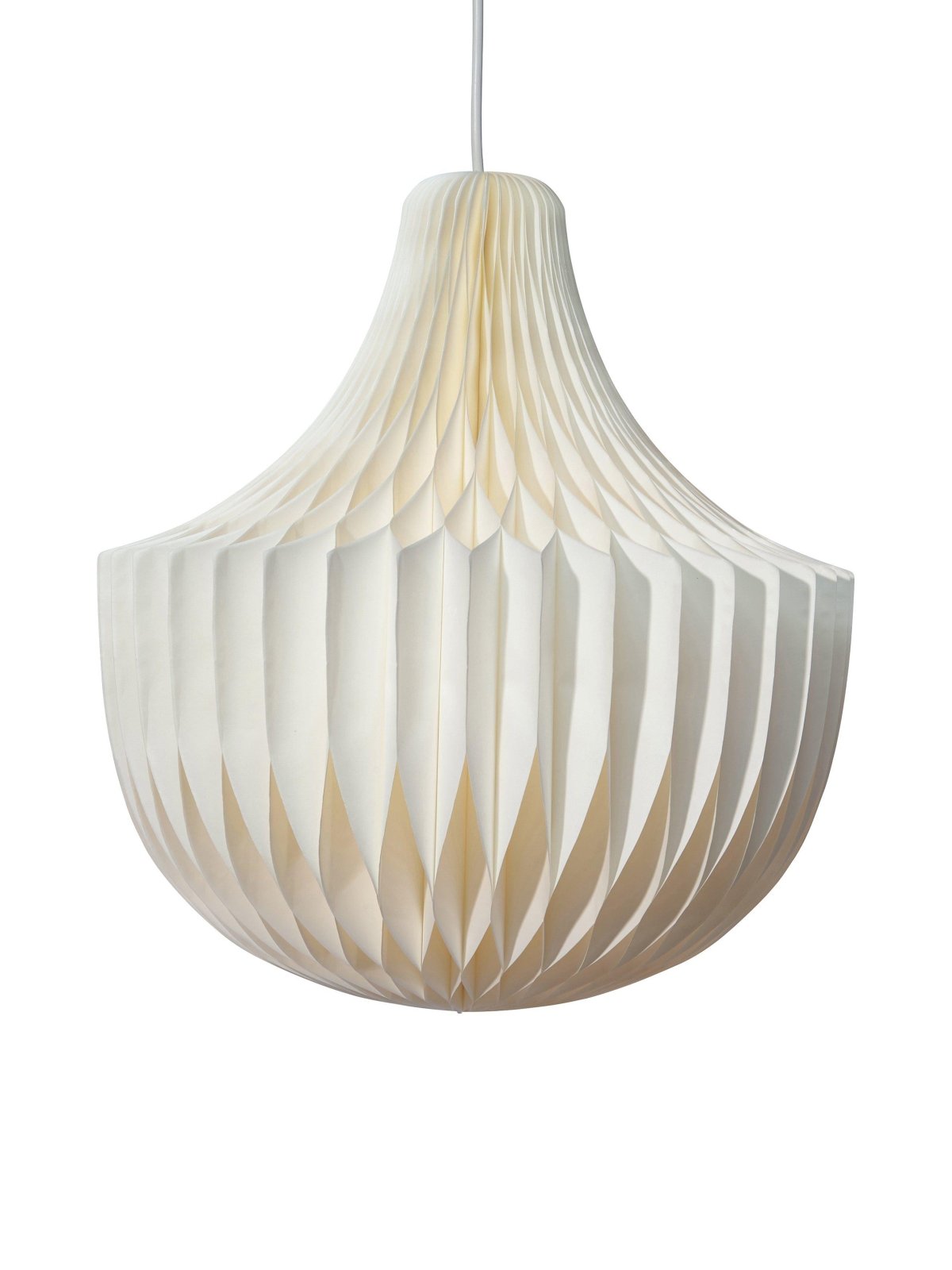 PR Home Vicky takskärm Vit papper 40cm - Azalea Home