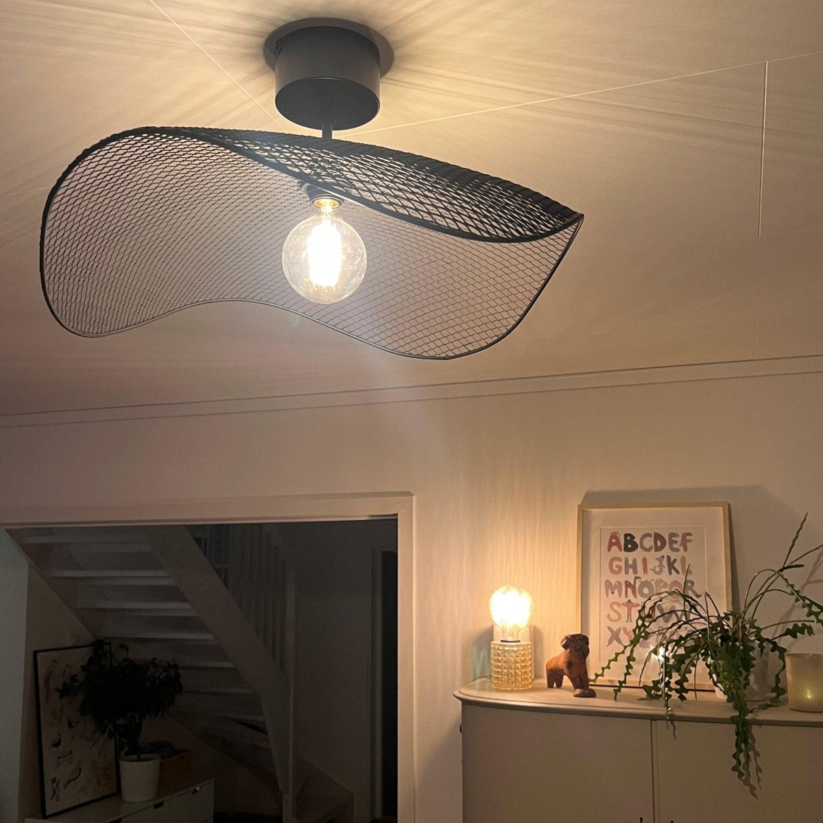 PR Home Vivi taklampa 61cm Svart metall takkopp - Azalea Home