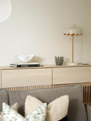 PR Home Wells bordslampa Beige/guld 50cm - Azalea Home