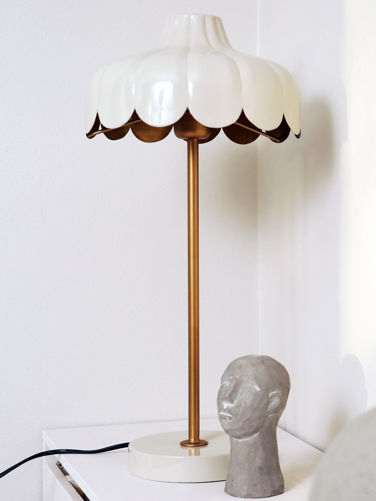 PR Home Wells bordslampa Vit/guld 50cm - Azalea Home