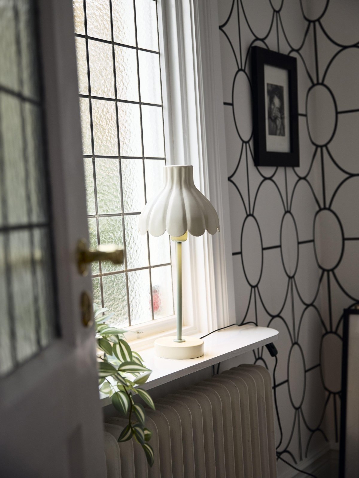 PR Home Wera bordslampa Offwhite/grön 47cm - Azalea Home