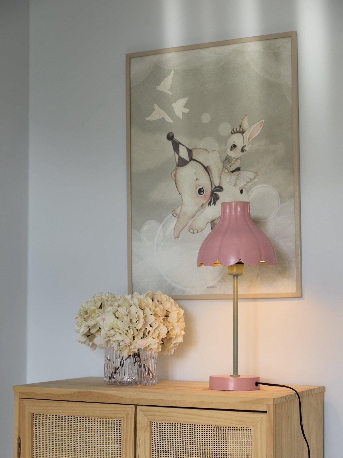 PR Home Wera bordslampa Rosa/grön 47cm - Azalea Home