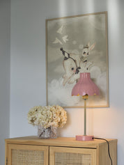 PR Home Wera bordslampa Rosa/grön 47cm - Azalea Home