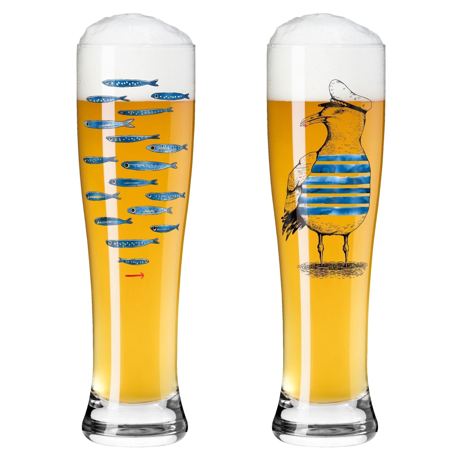 Ritzenhoff Brauchzeit Ölglas 2 - p NO 13 & 14 - Azalea Home