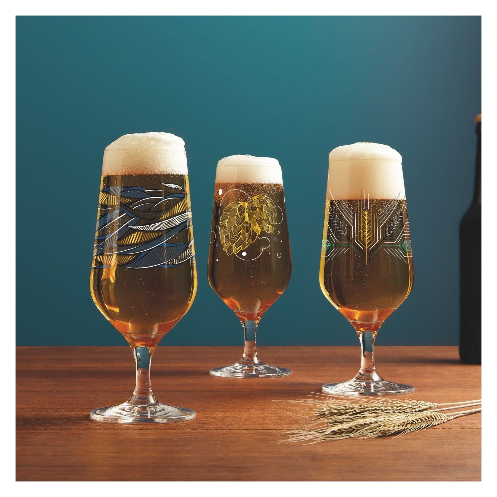 Ritzenhoff Brauchzeit Ölglas Pils 2 - p NO: 3 & 4 - Azalea Home