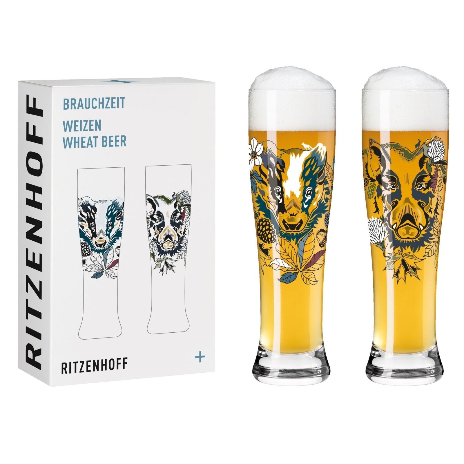 Ritzenhoff Brauchzeit Ölglas Wheat 2 - p NO: 7 & 8 - Azalea Home