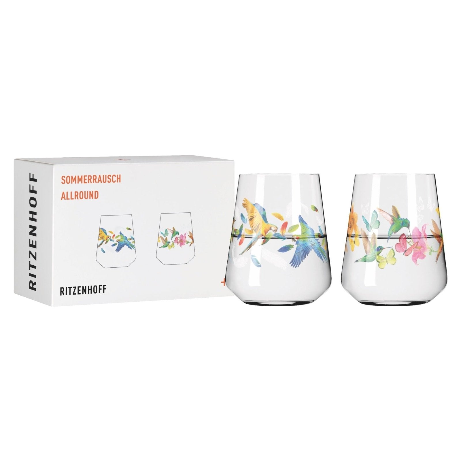 Ritzenhoff Sommerrausch Vattenglas NO: 3 & 4 2 - p - Azalea Home