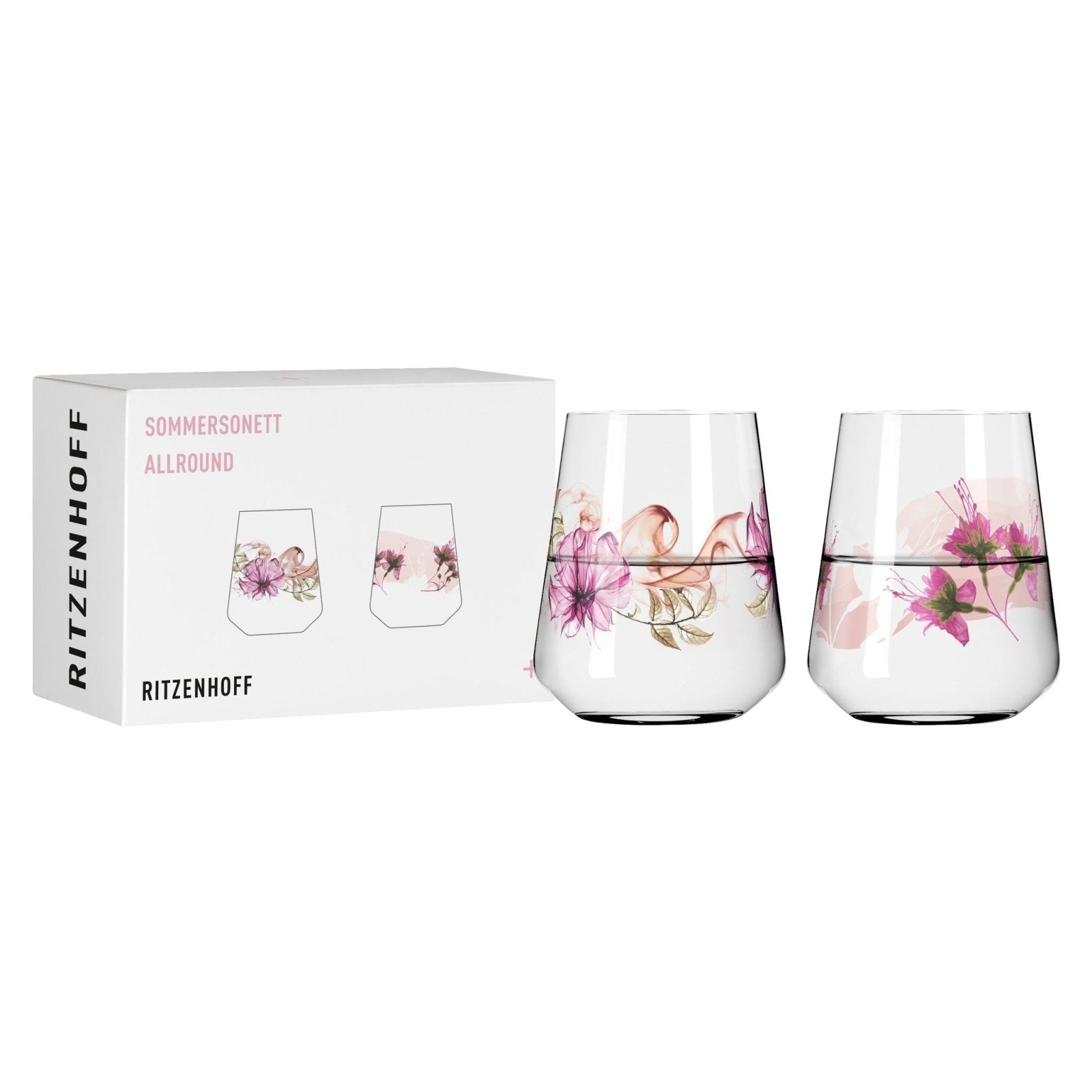 Ritzenhoff Sommersonett Vattenglas 2 - p - Azalea Home