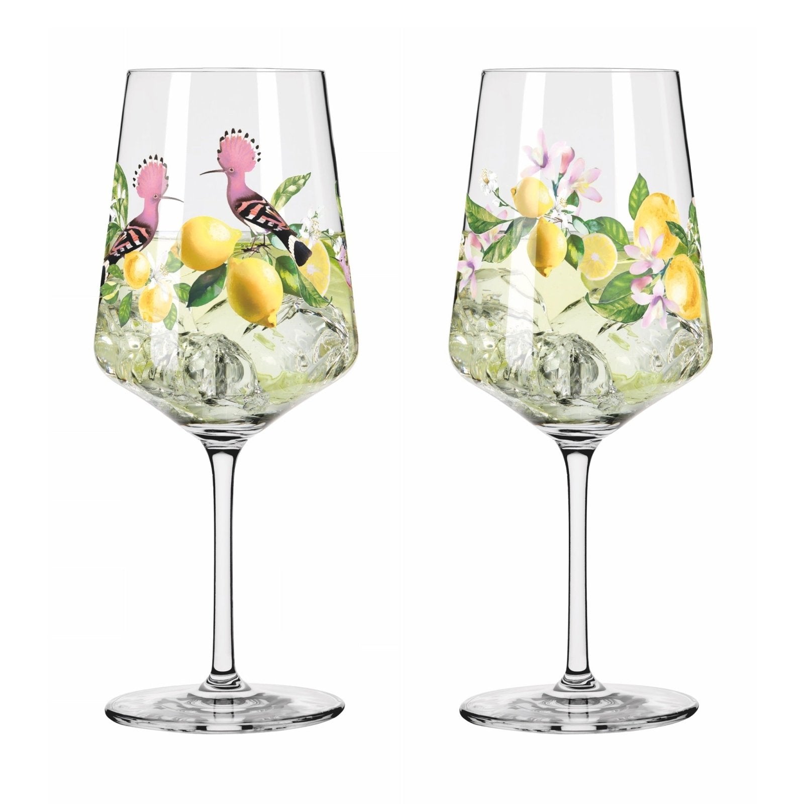 Ritzenhoff Sommertau Vinglas 2 - p Lemonbird - Azalea Home
