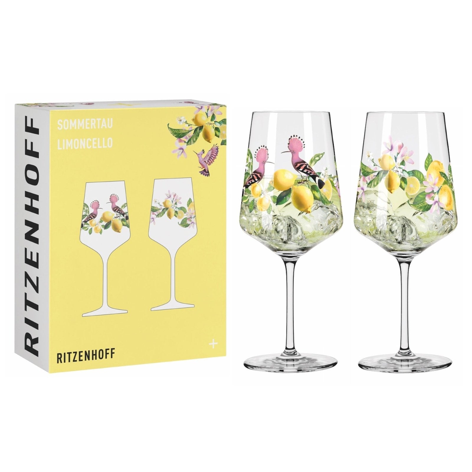 Ritzenhoff Sommertau Vinglas 2 - p Lemonbird - Azalea Home