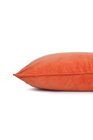 Velvet Kuddfodral 50x50cm, Orange