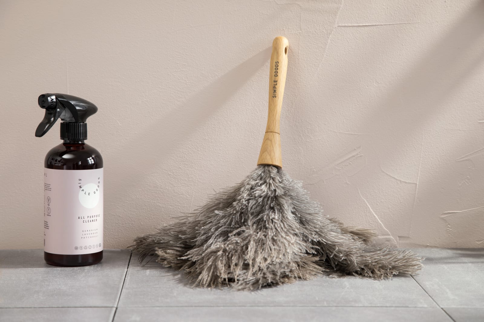 SIMPLE GOODS Dammvippa Strutsfjäder, Natur - Azalea Home