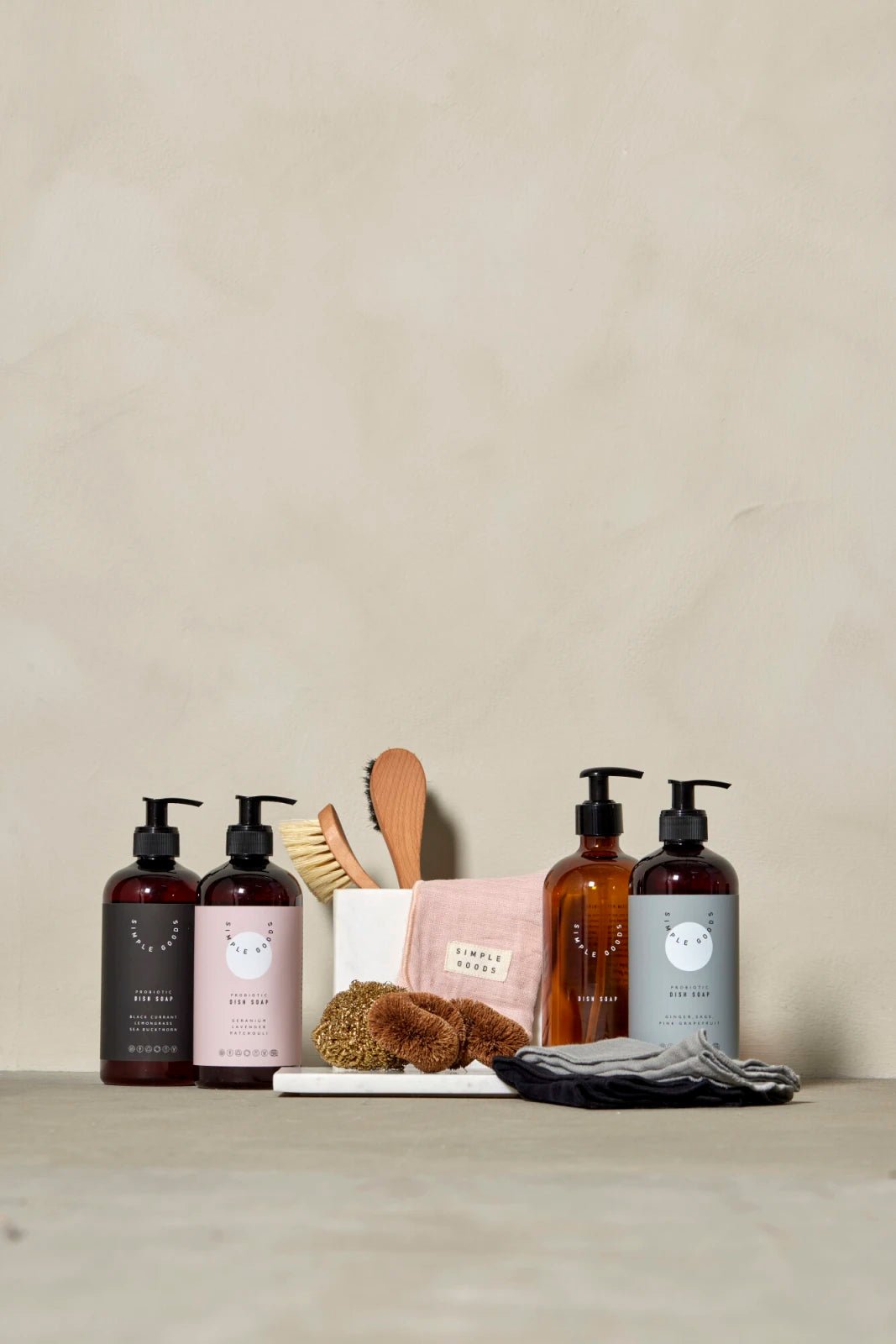 SIMPLE GOODS Diskborste Hard, Natur - Azalea Home