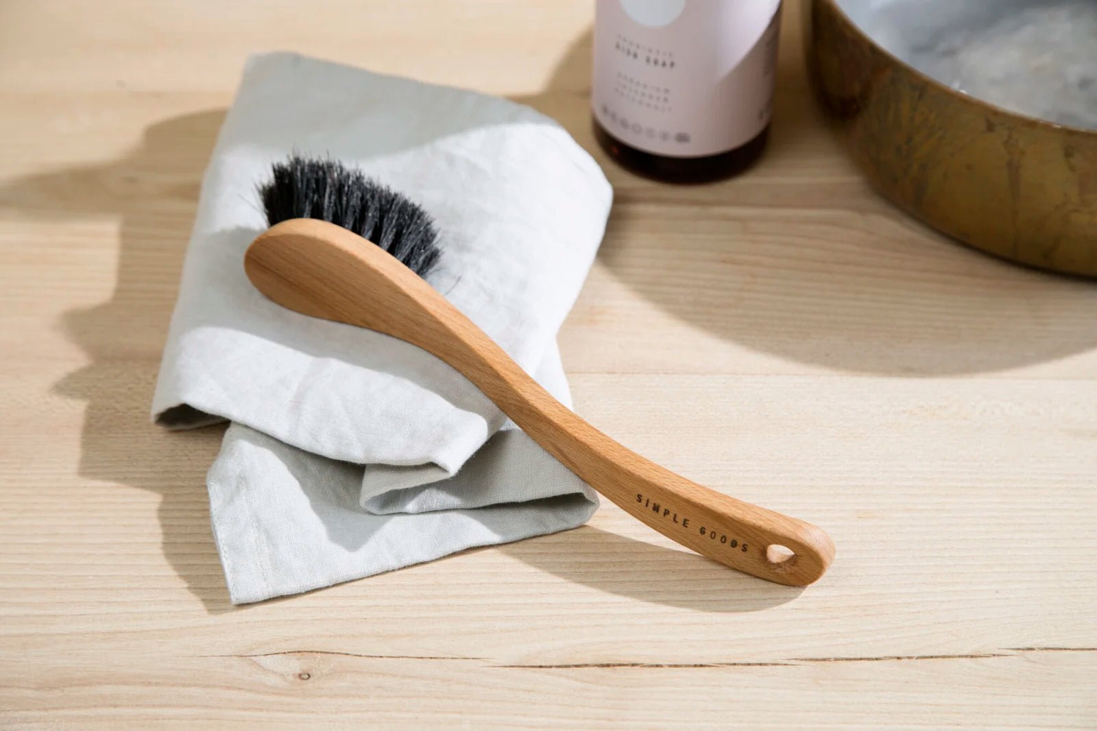 SIMPLE GOODS Diskborste Soft, Natur - Azalea Home