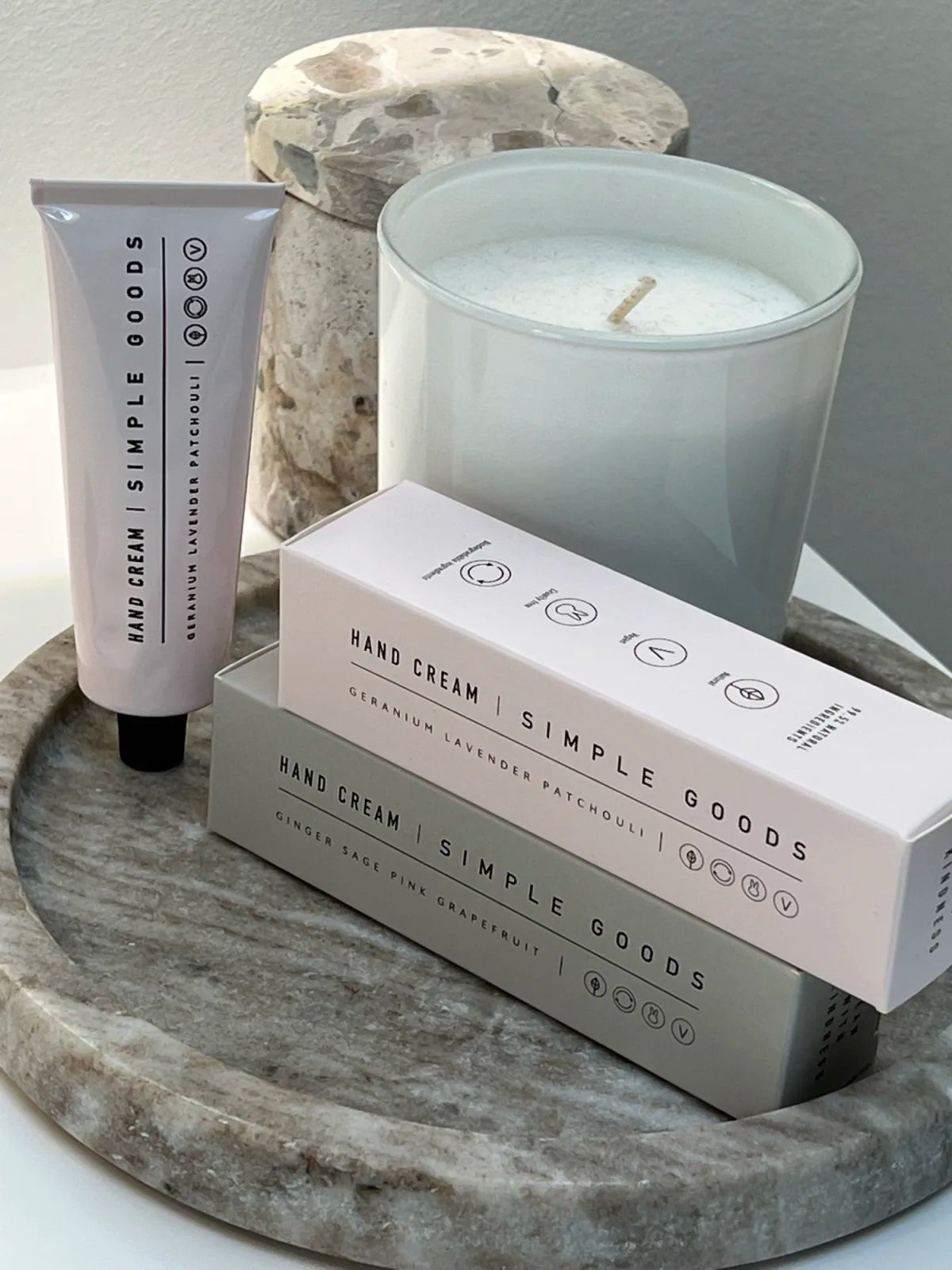 SIMPLE GOODS Handkräm Grapefruit Ginger Sage 50 ml - Azalea Home