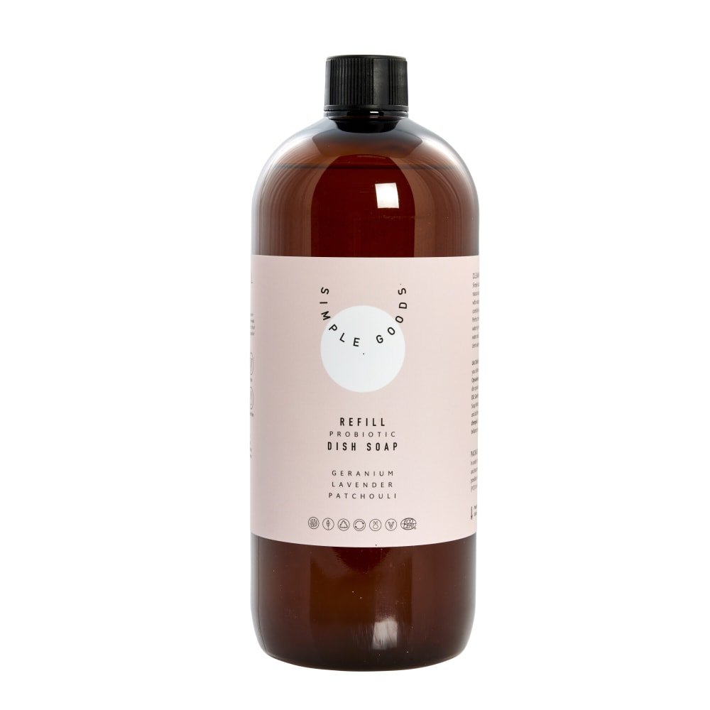 SIMPLE GOODS Refill Diskmedel Geranium Lavender Patchouli 1000 ml - Azalea Home