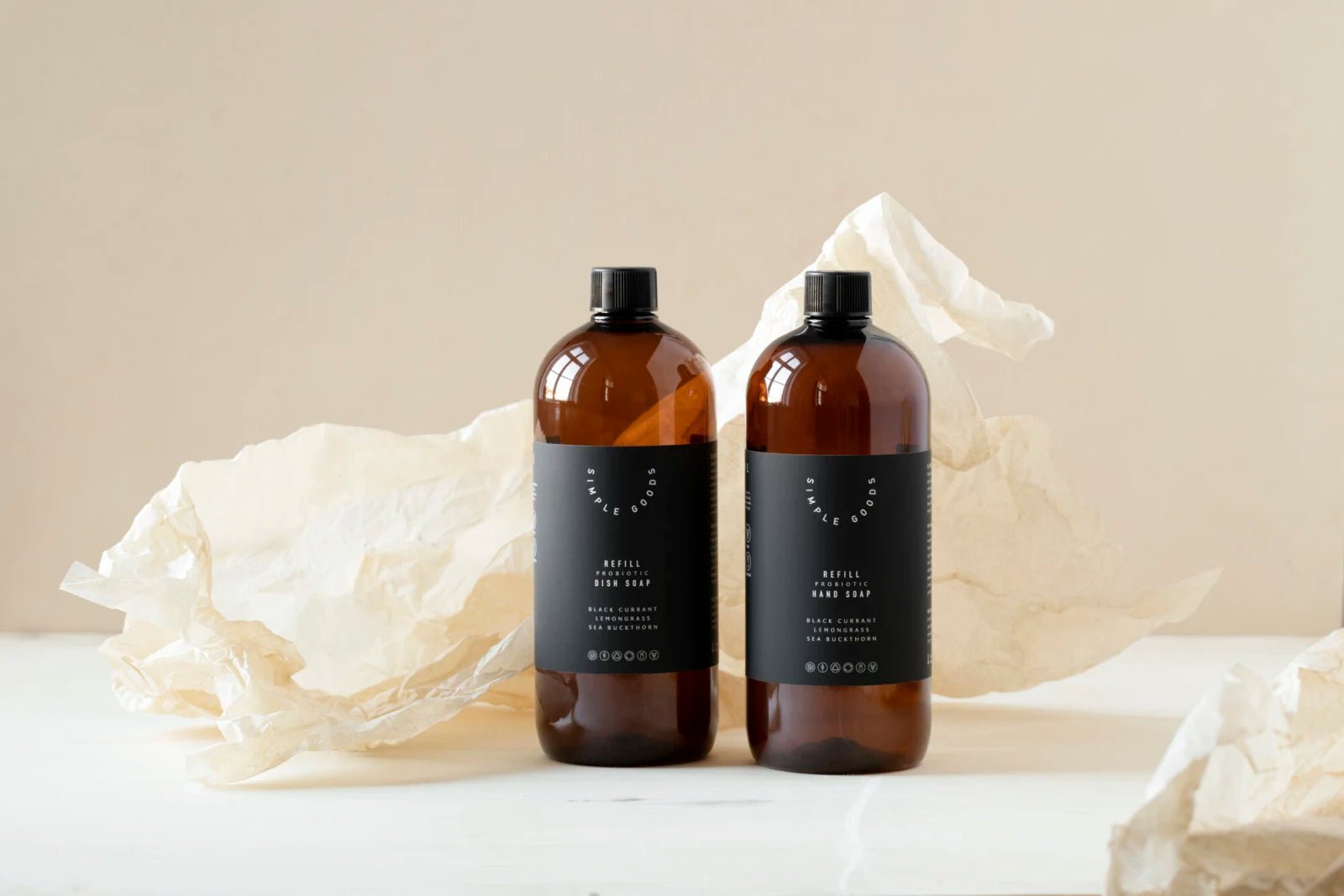 SIMPLE GOODS Refill Diskmedel Lemongrass Black Currant 1000 ml - Azalea Home