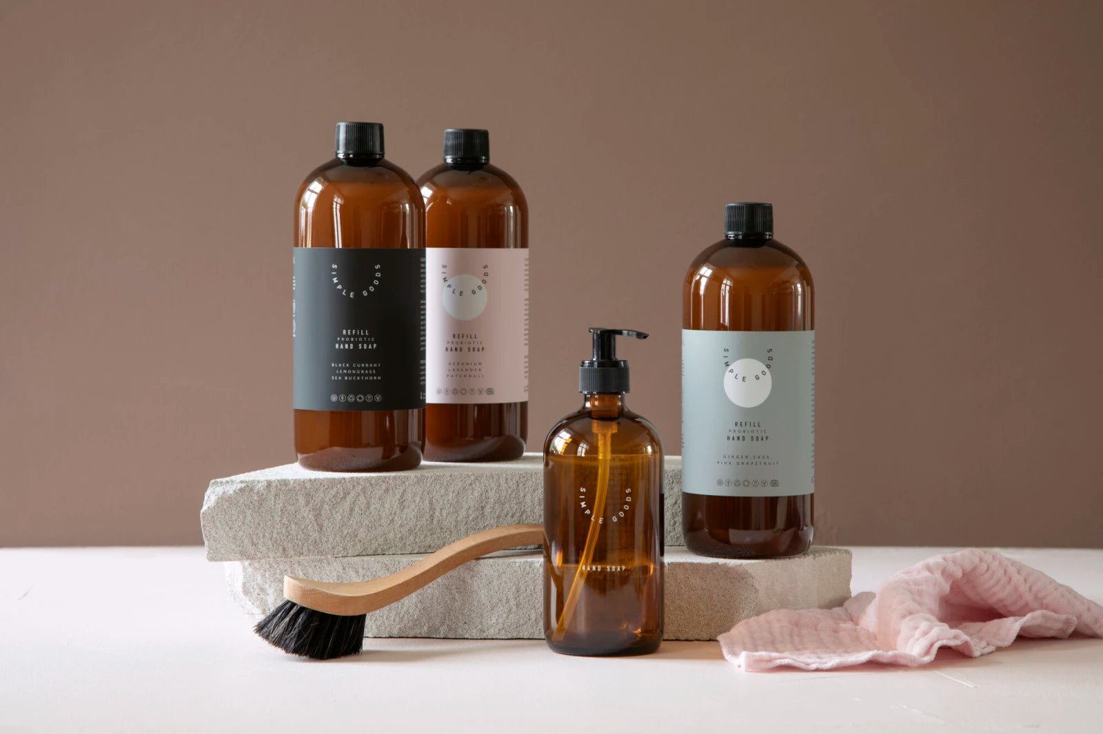 SIMPLE GOODS Refill Handtvål Grapefruit Ginger Sage 1000 ml - Azalea Home