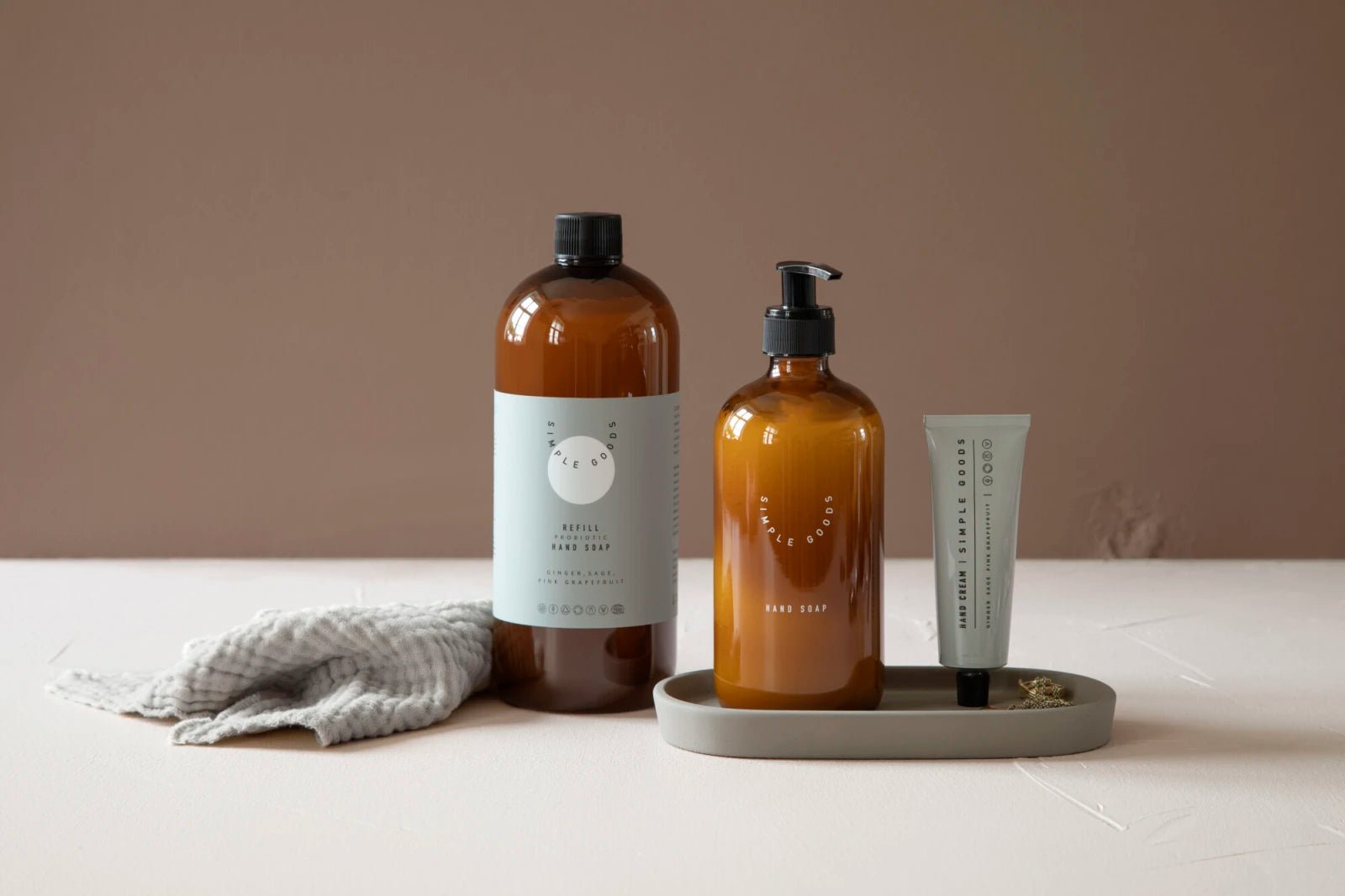 SIMPLE GOODS Refill Handtvål Grapefruit Ginger Sage 1000 ml - Azalea Home