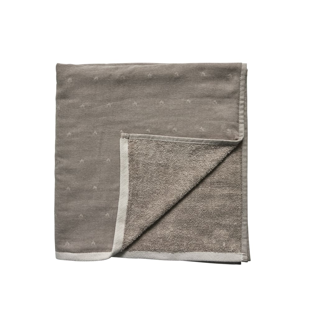 SIMPLE GOODS Terry Handduk 100x50, Taupe - Azalea Home