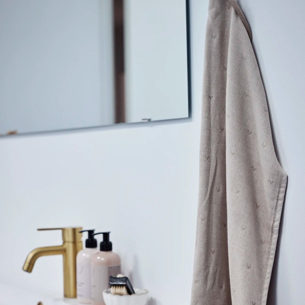 SIMPLE GOODS Terry Handduk 140x70, Linen - Azalea Home