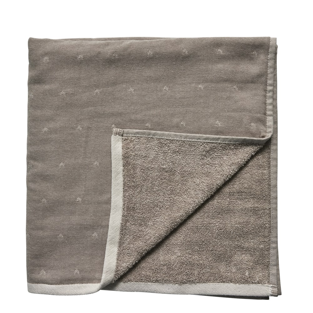 SIMPLE GOODS Terry Handduk 140x70, Taupe - Azalea Home