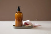 SIMPLE GOODS Tvålpump Glas 500 ml, Brun - Azalea Home