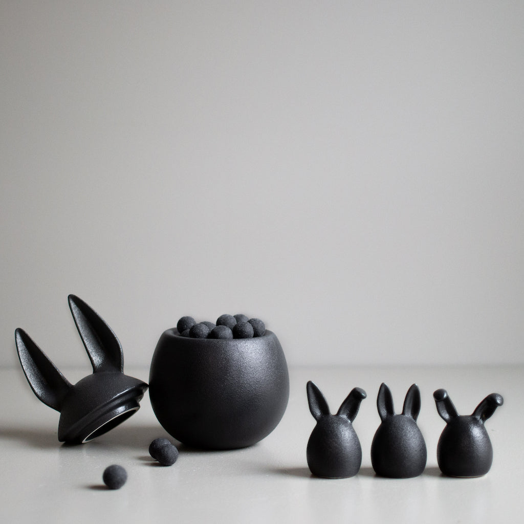 TRIPLETS Påskhare 3-Pack, cast iron