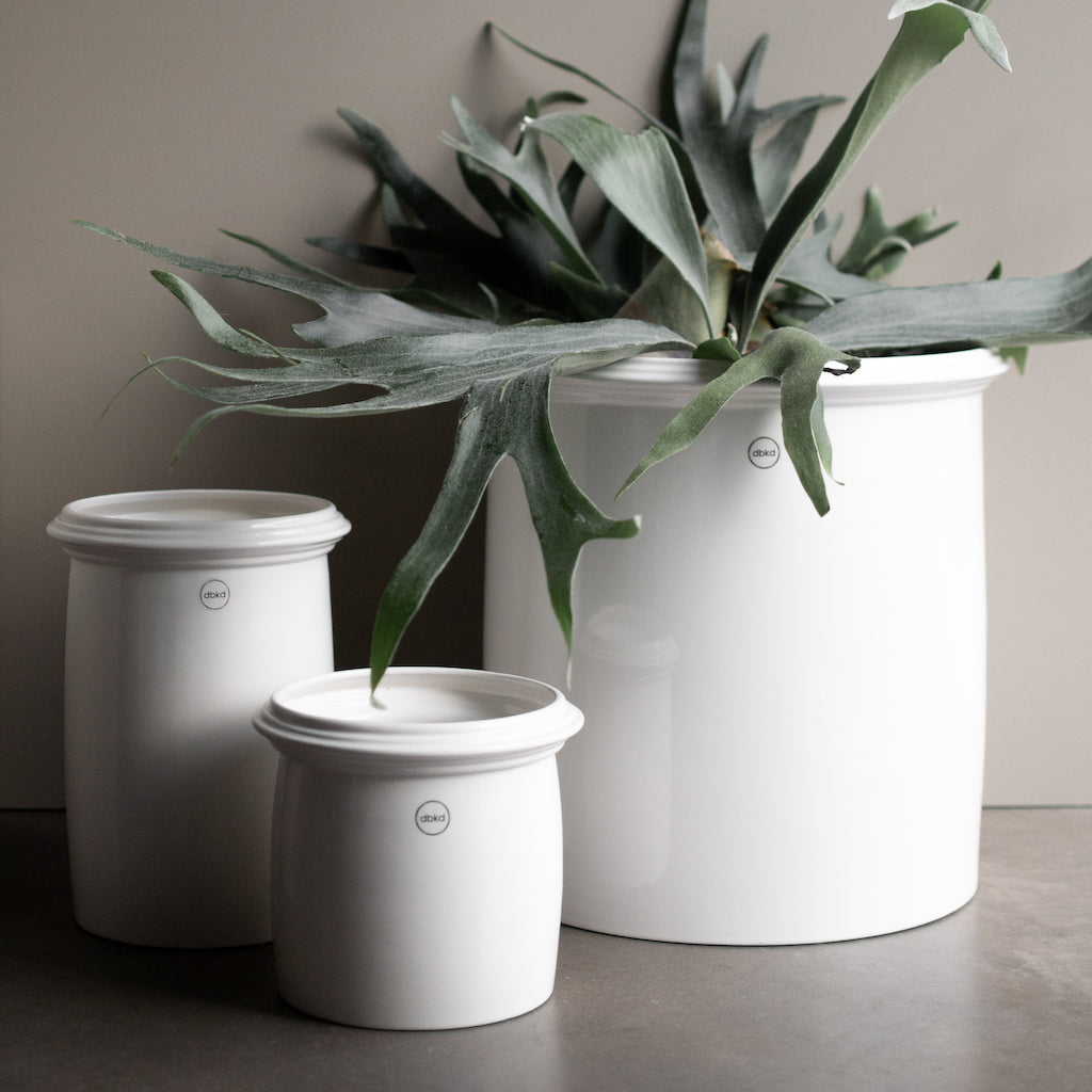 KRUSET Kruka Large H25cm, matte white