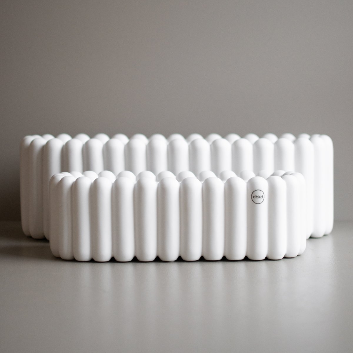 MIST OVAL Kruka Small, Vit