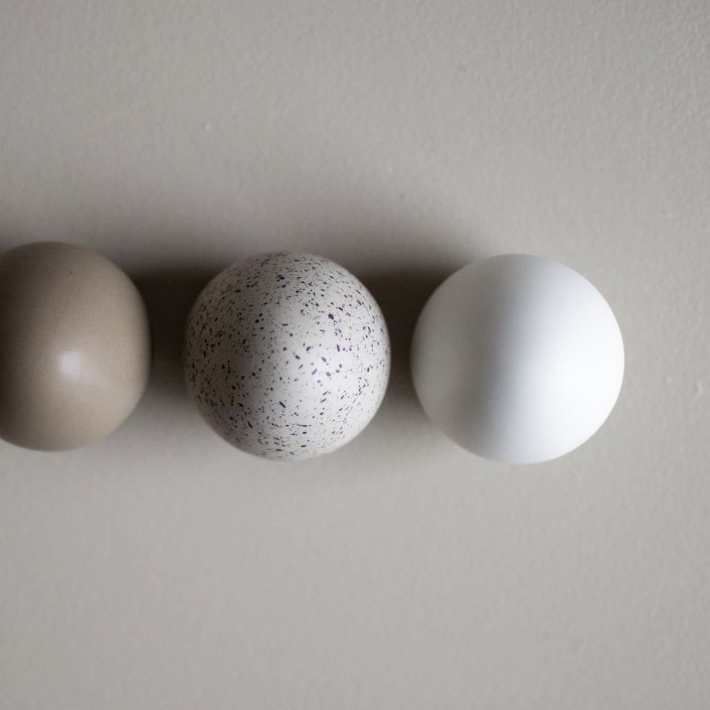 STANDING EGG Påskdekoration, Vit