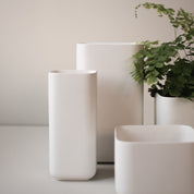 CUBE Kruka Large H25cm, Vit