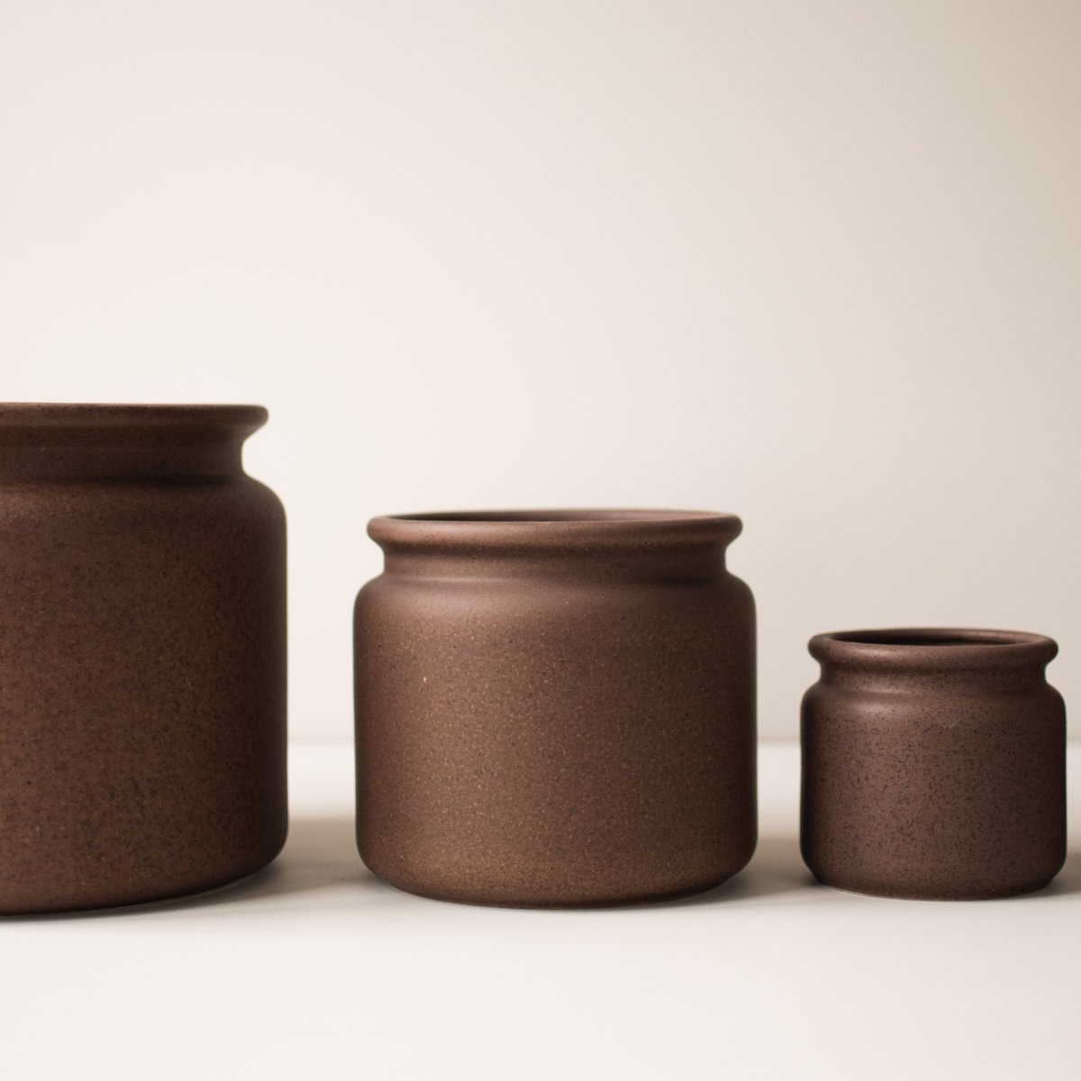 PURE Kruka Small H15cm, Brun