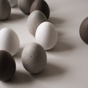 STANDING EGG Påskdekoration, Vit