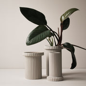 STRIPE POT Kruka sandy mole, small