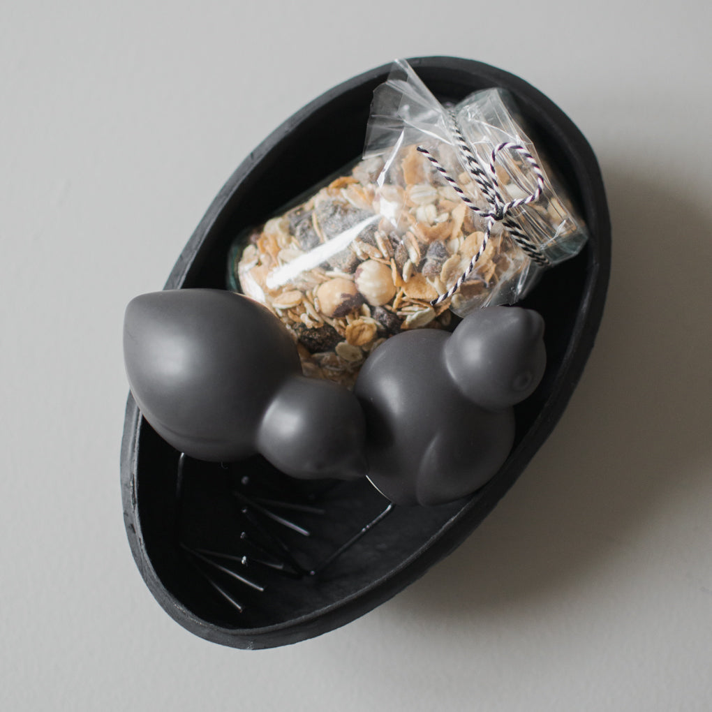 SWEDISH BIRD Påskdekoration 2-Pack, Svart