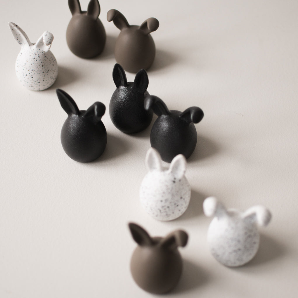 TRIPLETS Påskhare 3-Pack, cast iron
