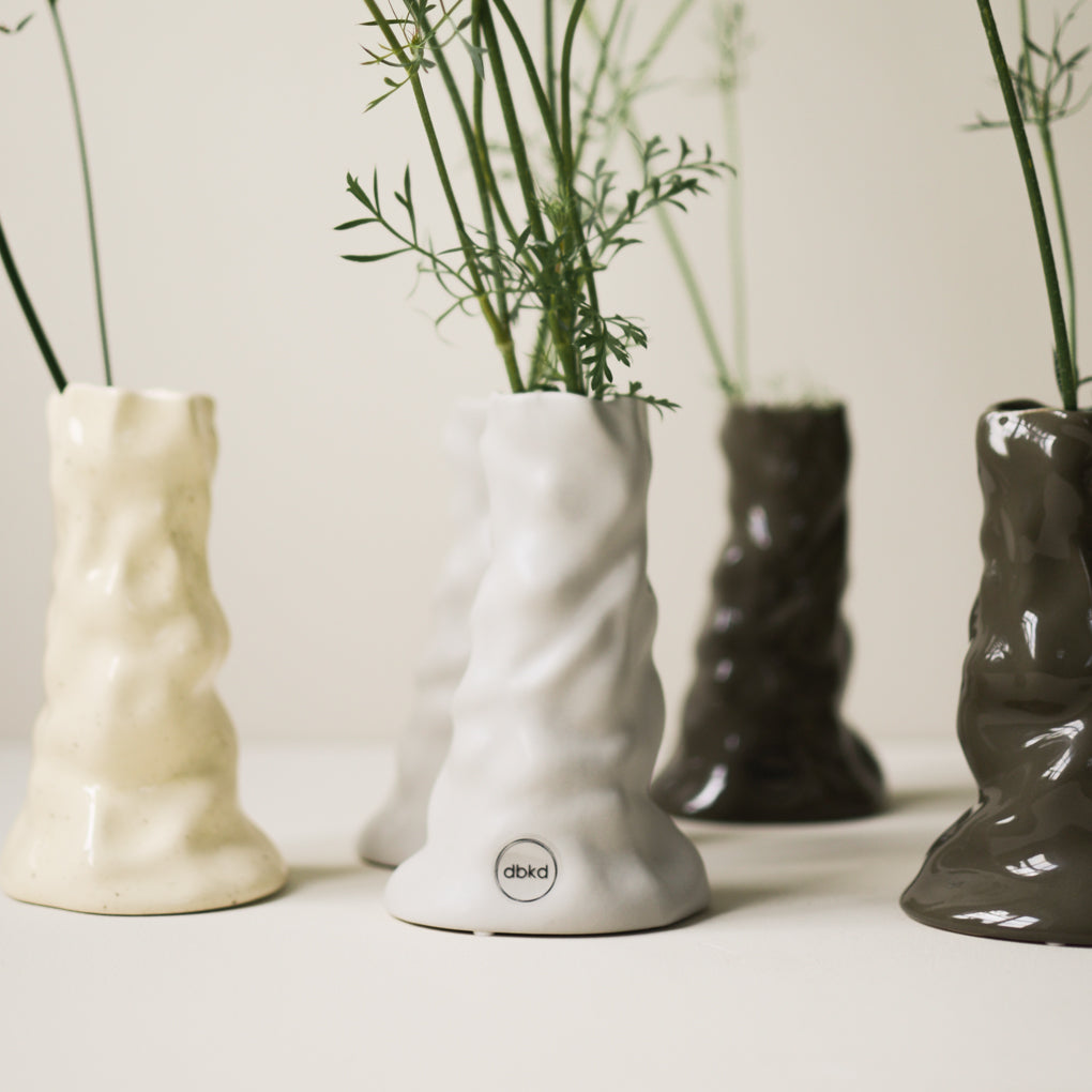 BLOOM Vas H15cm, Greige