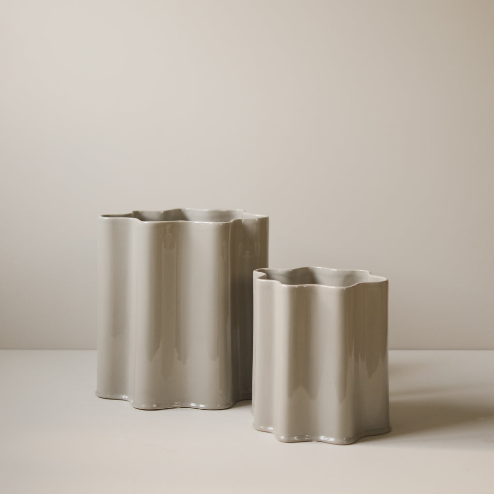 FILTER Kruka Large H28cm, Shiny Mole