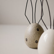 HARE Dekoration, beige dot