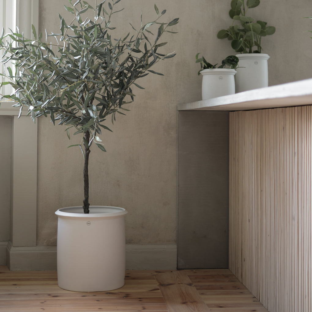 KRUSET Kruka Large H25cm, matte white